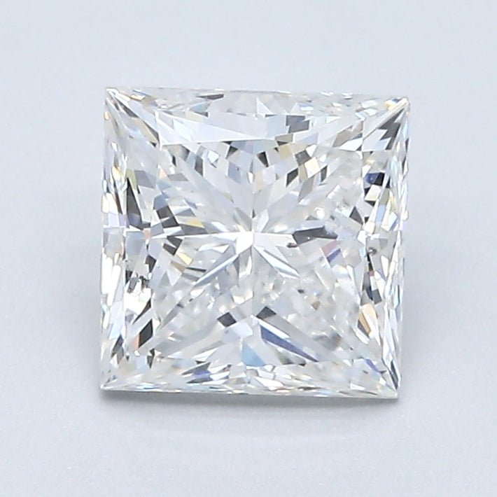 1.5 Carat Princess Cut Natural Diamond - G VS2 - 1.5ct - VG Symmetry Grade - Diamonds By Rothschild