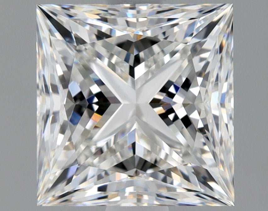 1.5 Carat Princess Cut Natural Diamond - G VVS2 - 1.7ct - VG Symmetry Grade - Diamonds By Rothschild