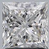 1.5 Carat Princess - Natural Diamond - 1.51 - F - VS1 - VG - EX - EX - Diamonds By Rothschild