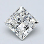 1.5 Carat PRINCESS - Natural Diamond - 1.51 - H - VVS2 - VG - EX - EX - Diamonds By Rothschild
