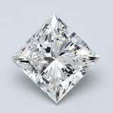 1.5 Carat PRINCESS - Natural Diamond - 1.51 - H - VVS2 - VG - EX - EX - Diamonds By Rothschild