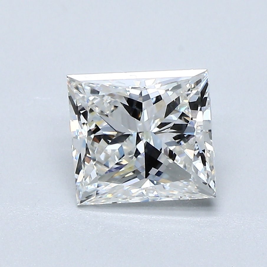 1.5 Carat PRINCESS - Natural Diamond - 1.59 - G - VS2 - VG - G - Diamonds By Rothschild