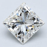 1.5 Carat Princess - Natural Diamond - 1.7 - I - SI2 - VG - EX - VG - Diamonds By Rothschild