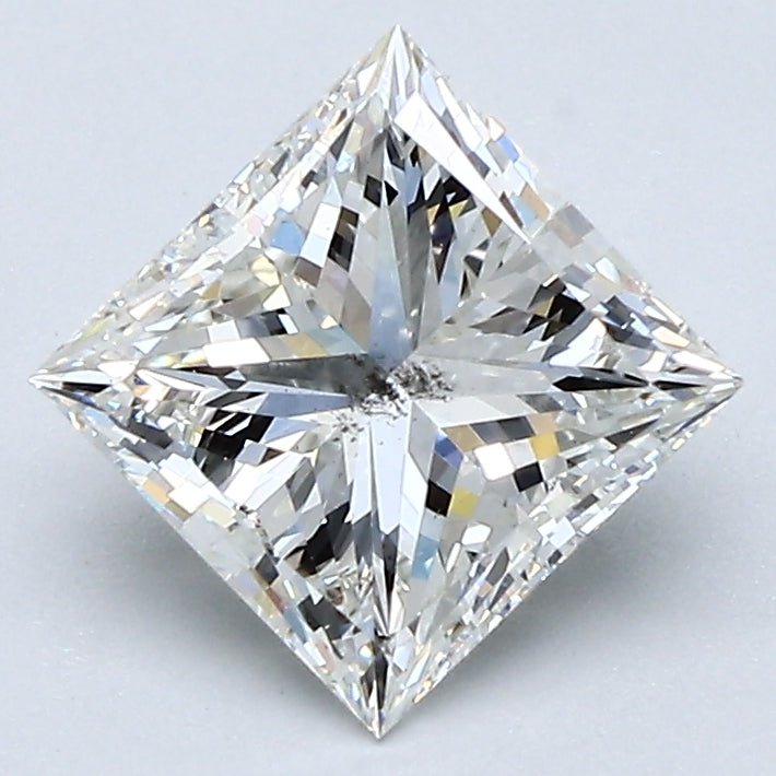 1.5 Carat Princess - Natural Diamond - 1.7 - I - SI2 - VG - EX - VG - Diamonds By Rothschild