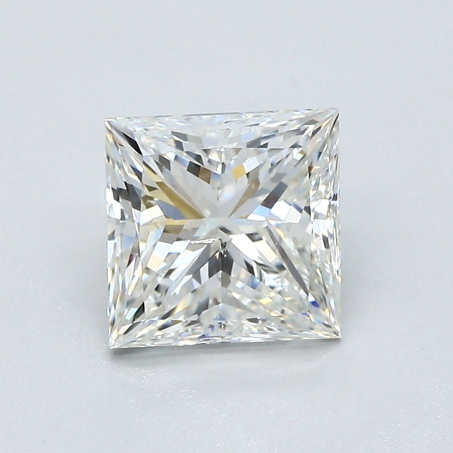 1.5 Carat PRINCESS - Natural Diamond - 1.7 - I - SI2 - VG - EX - VG - Diamonds By Rothschild