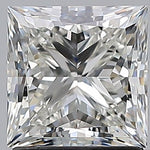 1.5 Carat Princess - Natural Diamond - 1.7 - I - VS1 - VG - EX - EX - Diamonds By Rothschild