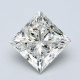 1.5 Carat PRINCESS - Natural Diamond - 1.7 - J - VS2 - VG - EX - EX - Diamonds By Rothschild