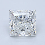 1.5 Carat Princess - Natural Diamond - 1.71 - F - VVS2 - VG - EX - EX - Diamonds By Rothschild