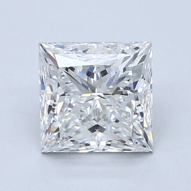 1.5 Carat Princess - Natural Diamond - 1.71 - F - VVS2 - VG - EX - EX - Diamonds By Rothschild