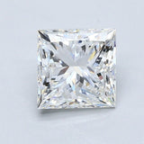 1.5 Carat PRINCESS - Natural Diamond - 1.71 - G - SI1 - VG - EX - EX - Diamonds By Rothschild