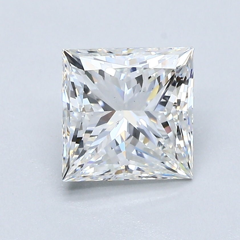 1.5 Carat PRINCESS - Natural Diamond - 1.71 - G - SI1 - VG - EX - EX - Diamonds By Rothschild