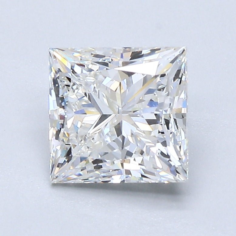 1.5 Carat Princess - Natural Diamond - 1.71 - H - VS2 - VG - EX - VG - Diamonds By Rothschild
