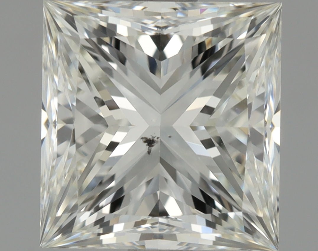 1.5 Carat Princess - Natural Diamond - 1.71 - J - SI1 - VG - VG - Diamonds By Rothschild