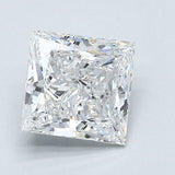 1.5 Carat PRINCESS - Natural Diamond - 1.73 - D - I1 - VG - VG - G - Diamonds By Rothschild