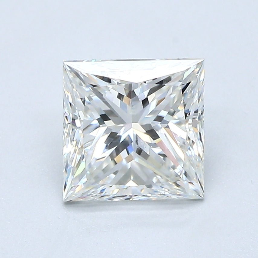 1.5 Carat Princess - Natural Diamond - 1.76 - G - SI1 - G - VG - Diamonds By Rothschild