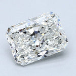 1.5 Carat Radiant Cut Natural Diamond - I VVS2 - 1.7ct - EX Cut Grade - Diamonds By Rothschild