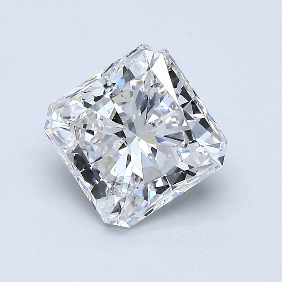 1.5 Carat Radiant - Natural Diamond - 1.71 - D - SI1 - G - EX - EX - Diamonds By Rothschild