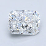 1.5 Carat RADIANT - Natural Diamond - 1.71 - E - SI2 - EX - EX - Diamonds By Rothschild