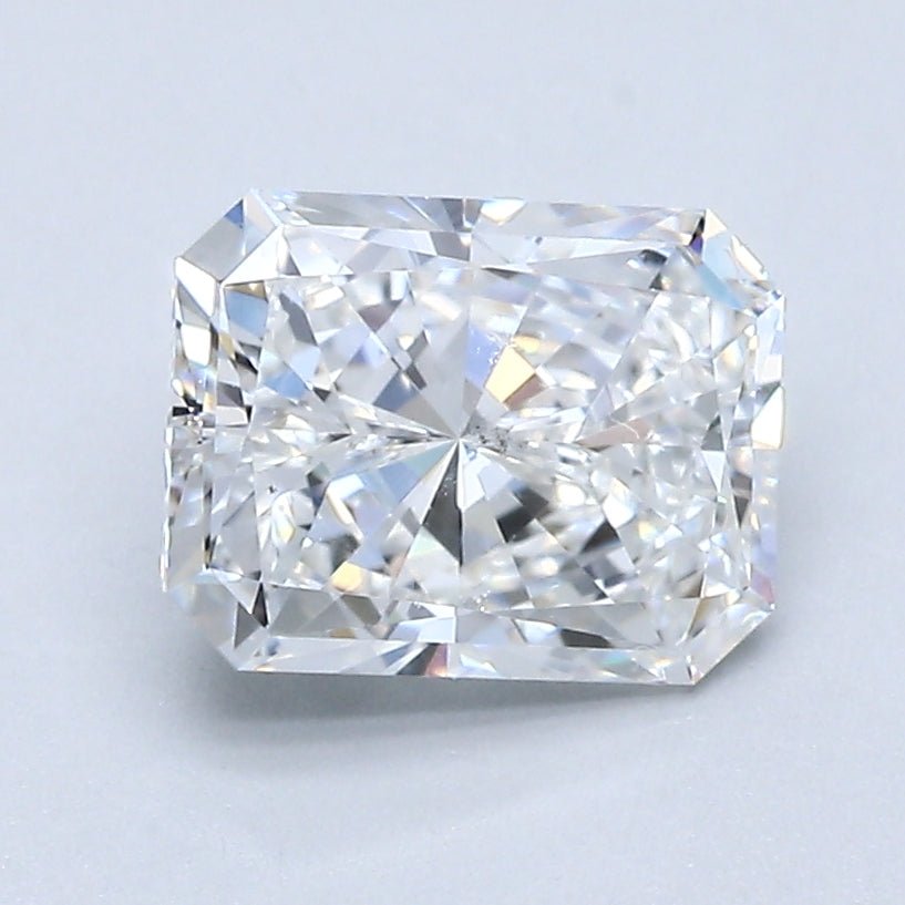 1.5 Carat RADIANT - Natural Diamond - 1.71 - E - SI2 - EX - EX - Diamonds By Rothschild