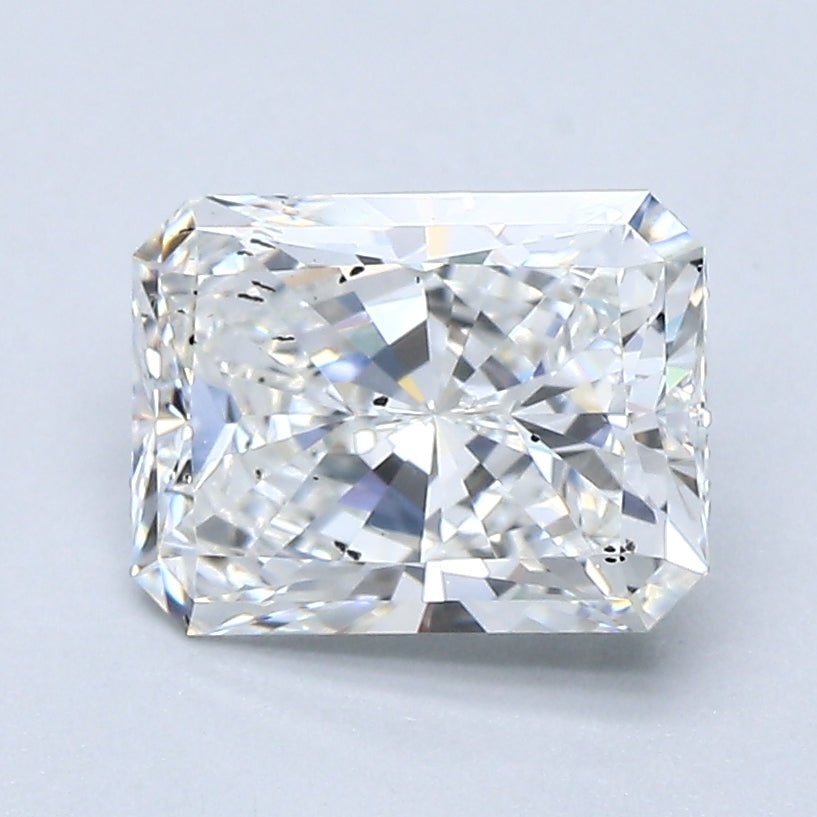 1.5 Carat RADIANT - Natural Diamond - 1.72 - G - SI2 - VG - EX - EX - Diamonds By Rothschild