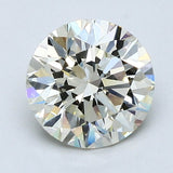 1.5 Carat Round Cut Natural Diamond - L VVS1 - 1.56ct - EX Cut Grade - Diamonds By Rothschild