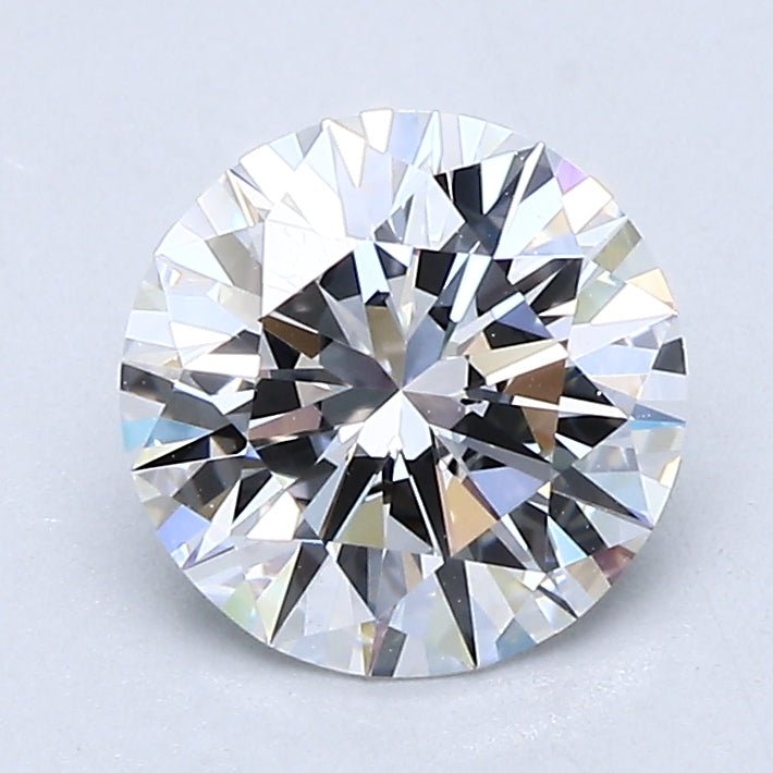1.5 Carat Round - Natural Diamond - 1.4 - D - VVS1 - EX - EX - EX - Diamonds By Rothschild