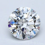 1.5 Carat Round - Natural Diamond - 1.4 - G - SI2 - EX - EX - EX - Diamonds By Rothschild