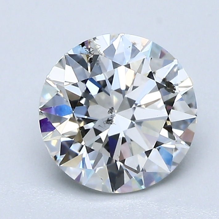1.5 Carat Round - Natural Diamond - 1.4 - G - SI2 - EX - EX - EX - Diamonds By Rothschild