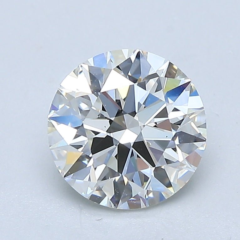1.5 Carat Round - Natural Diamond - 1.4 - I - VS2 - EX - EX - EX - Diamonds By Rothschild