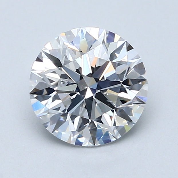 1.5 Carat Round - Natural Diamond - 1.41 - D - SI2 - EX - EX - EX - Diamonds By Rothschild