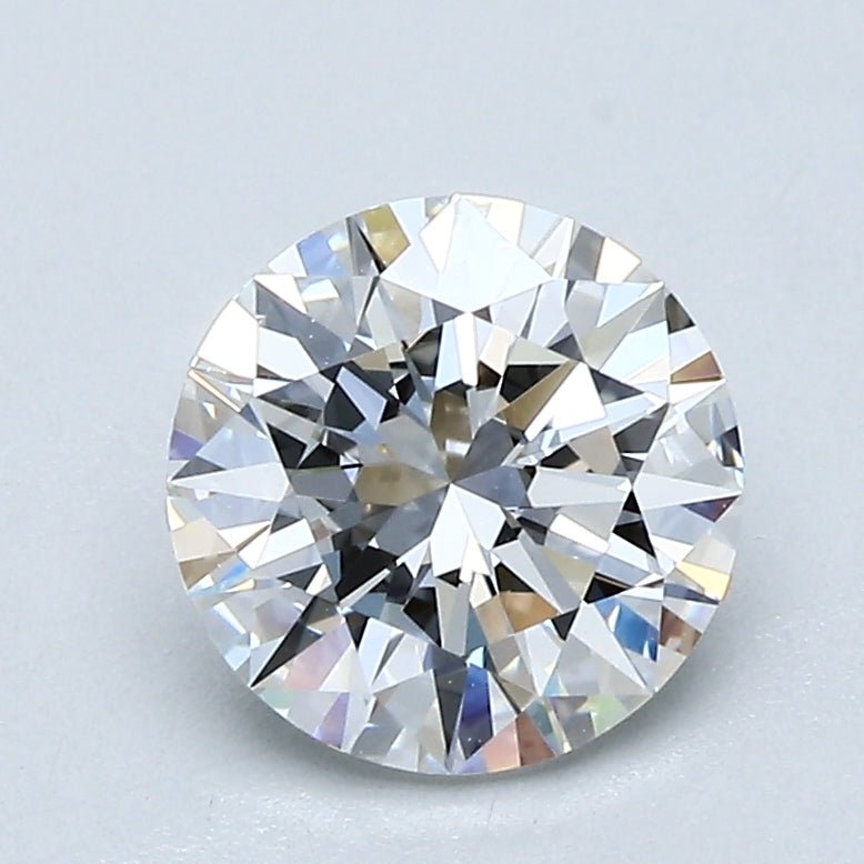 1.5 Carat Round - Natural Diamond - 1.41 - E - VVS2 - EX - EX - EX - Diamonds By Rothschild
