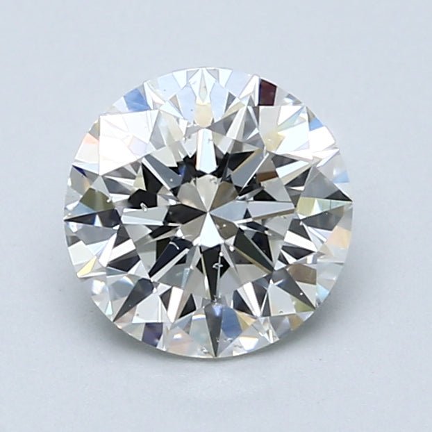 1.5 Carat Round - Natural Diamond - 1.41 - H - SI1 - EX - EX - EX - Diamonds By Rothschild