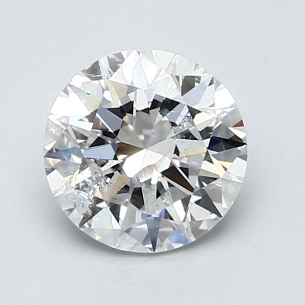 1.5 Carat Round - Natural Diamond - 1.5 - D - I1 - EX - EX - VG - Diamonds By Rothschild