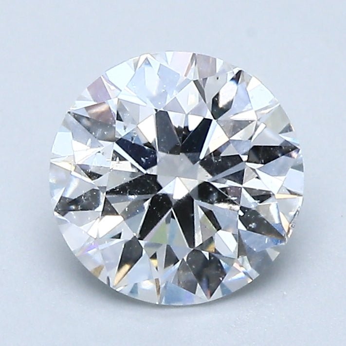 1.5 Carat Round - Natural Diamond - 1.5 - D - SI2 - EX - EX - EX - Diamonds By Rothschild
