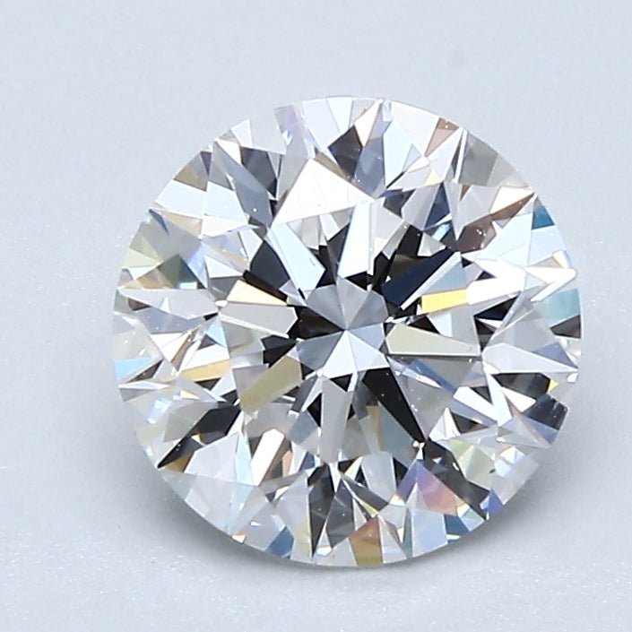 1.5 Carat Round - Natural Diamond - 1.5 - D - VS2 - EX - EX - EX - Diamonds By Rothschild