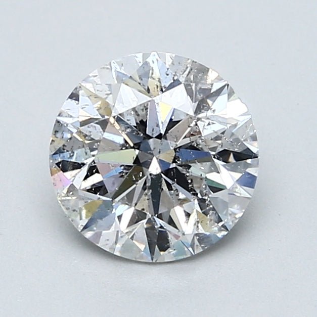 1.5 Carat Round - Natural Diamond - 1.5 - E - I1 - EX - EX - EX - Diamonds By Rothschild