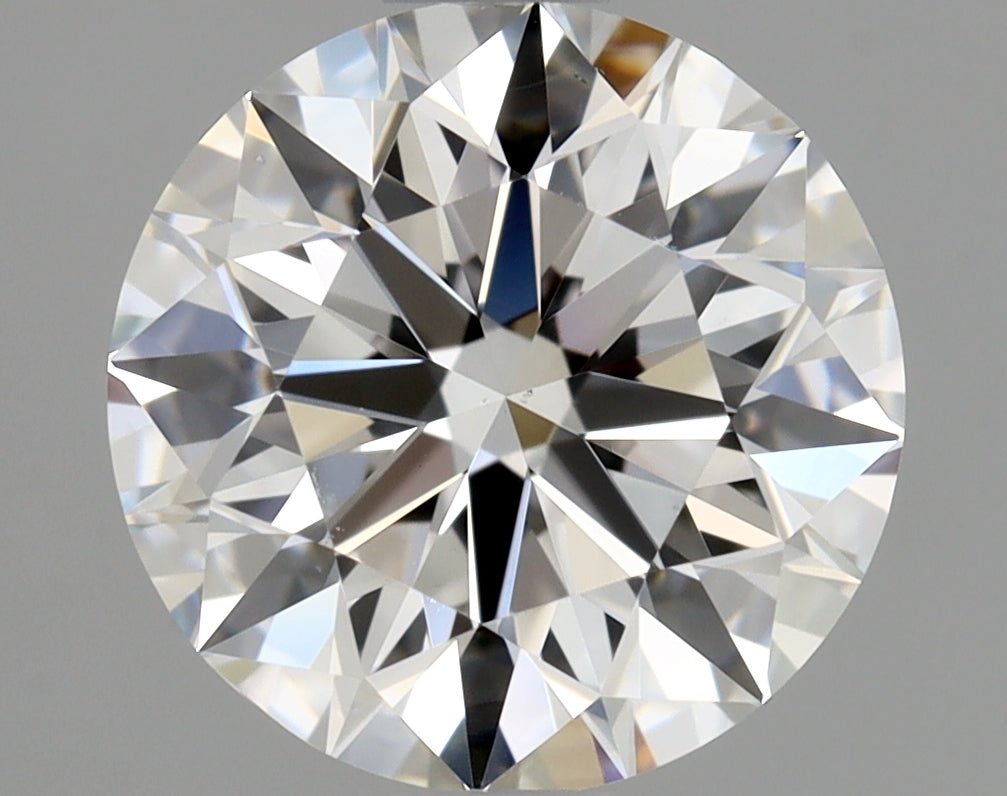 1.5 Carat Round - Natural Diamond - 1.5 - E - VS2 - EX - EX - VG - Diamonds By Rothschild