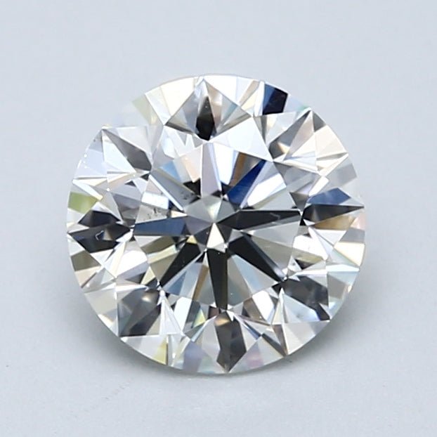 1.5 Carat Round - Natural Diamond - 1.5 - F - SI1 - EX - EX - EX - Diamonds By Rothschild