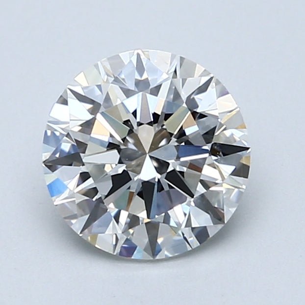 1.5 Carat Round - Natural Diamond - 1.5 - F - SI1 - EX - EX - EX - Diamonds By Rothschild