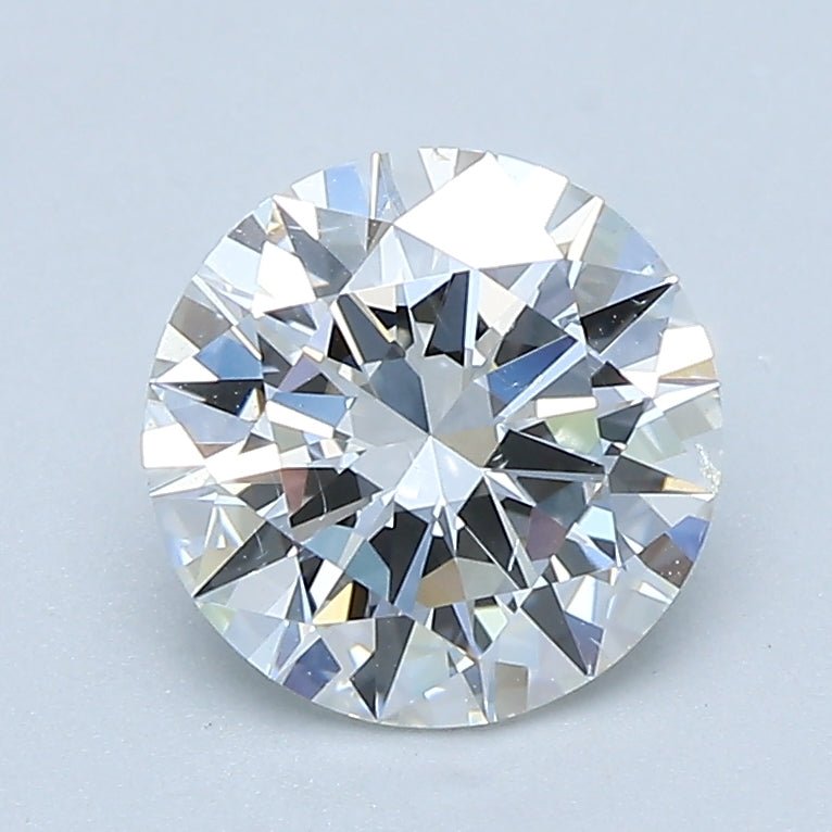 1.5 Carat Round - Natural Diamond - 1.5 - F - SI1 - EX - EX - EX - Diamonds By Rothschild