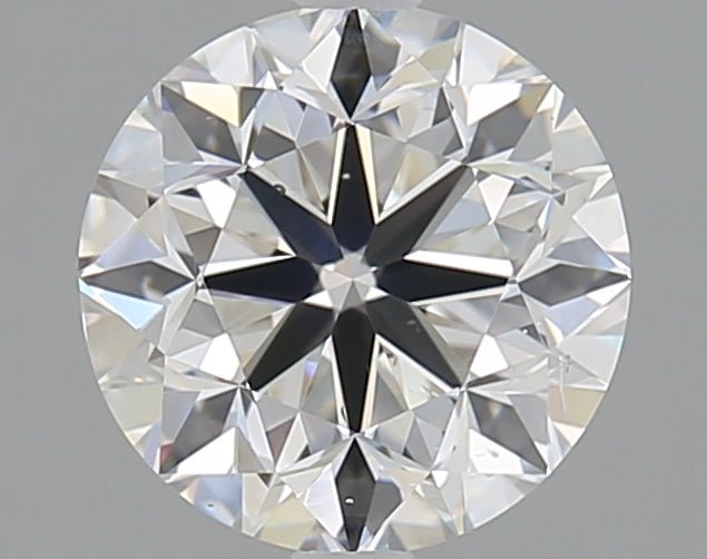 1.5 Carat Round - Natural Diamond - 1.5 - F - SI1 - VG - EX - VG - Diamonds By Rothschild