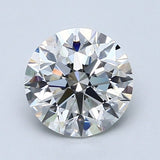 1.5 Carat Round - Natural Diamond - 1.5 - G - SI1 - EX - EX - EX - Diamonds By Rothschild