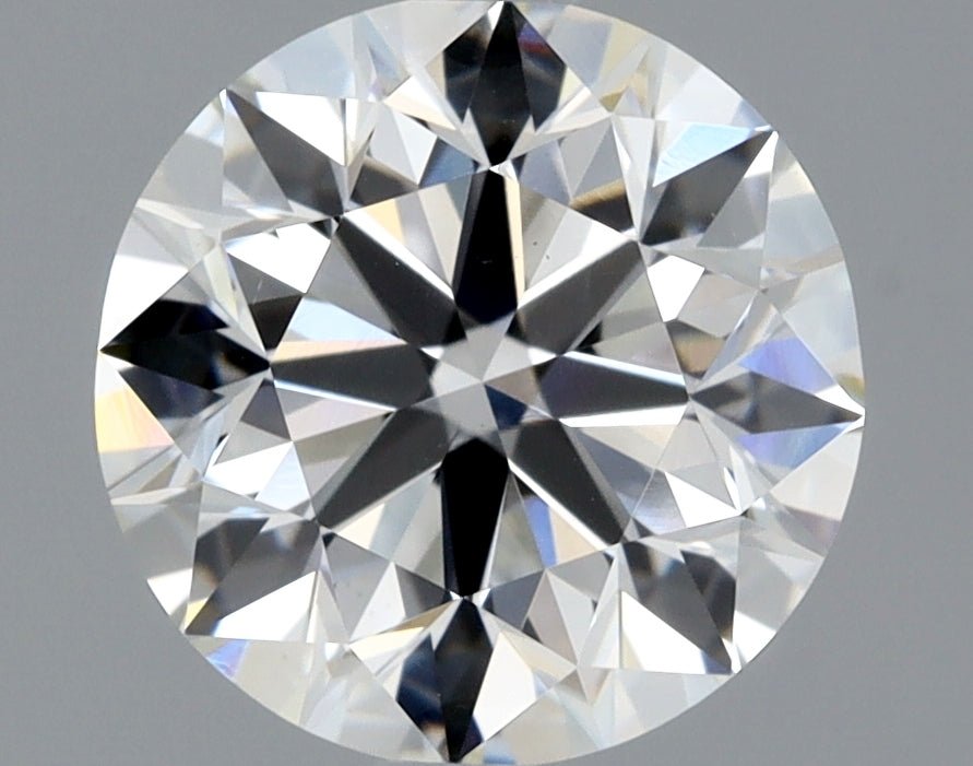 1.5 Carat Round - Natural Diamond - 1.5 - G - VS2 - EX - EX - VG - Diamonds By Rothschild
