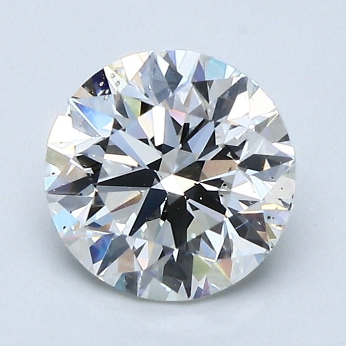 1.5 Carat Round - Natural Diamond - 1.5 - H - SI1 - VG - VG - EX - Diamonds By Rothschild