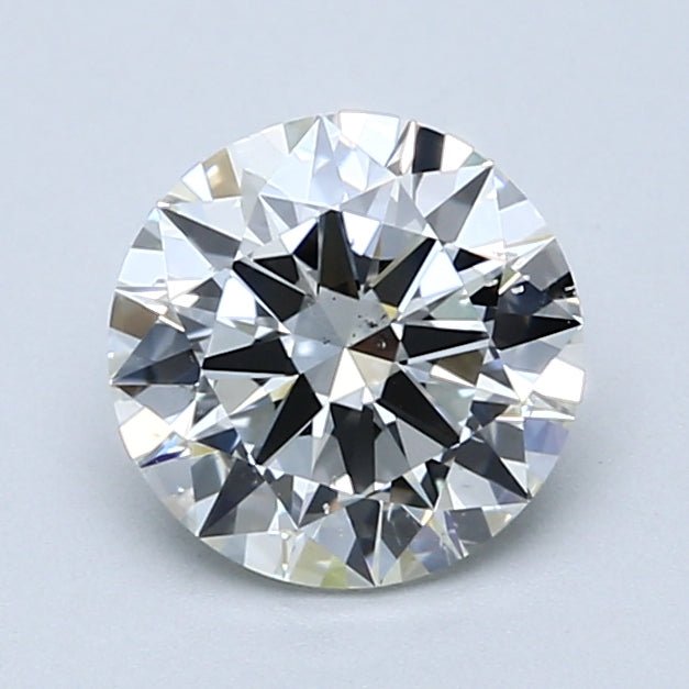 1.5 Carat Round - Natural Diamond - 1.5 - I - SI1 - EX - EX - EX - Diamonds By Rothschild