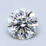 1.5 Carat Round - Natural Diamond - 1.5 - I - SI1 - EX - EX - EX - Diamonds By Rothschild