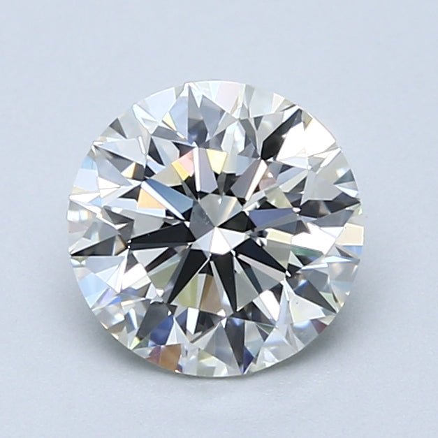 1.5 Carat Round - Natural Diamond - 1.5 - I - SI1 - EX - EX - EX - Diamonds By Rothschild