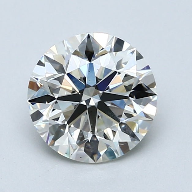 1.5 Carat Round - Natural Diamond - 1.5 - J - SI2 - EX - EX - EX - Diamonds By Rothschild