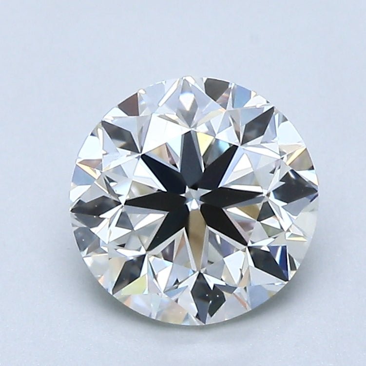 1.5 Carat Round - Natural Diamond - 1.5 - J - VS1 - VG - EX - VG - Diamonds By Rothschild