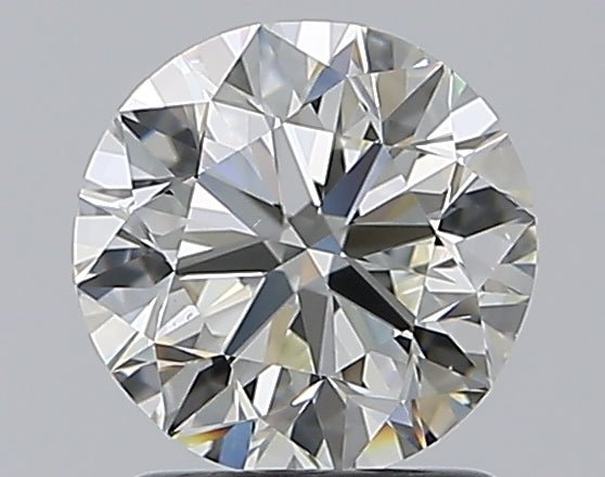 1.5 Carat Round - Natural Diamond - 1.5 - J - VS2 - VG - EX - VG - Diamonds By Rothschild